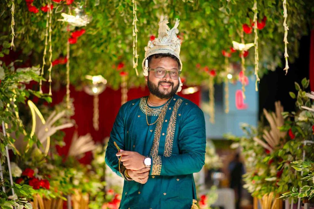 Bengali Groom Wedding Look