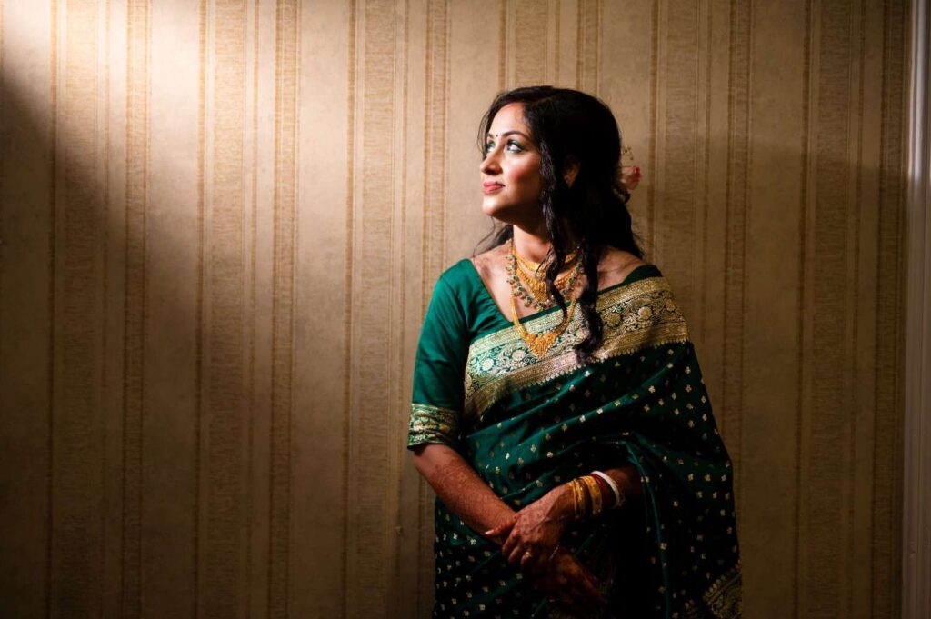 Bengali Bride Reception Look