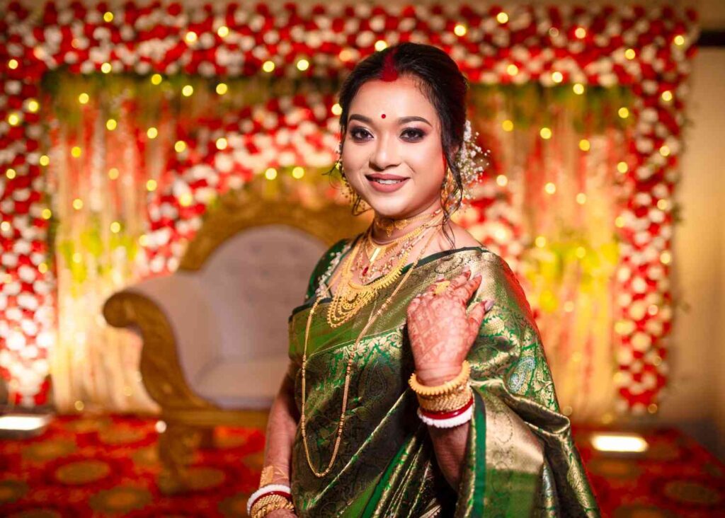 Bengali Bride Reception Look