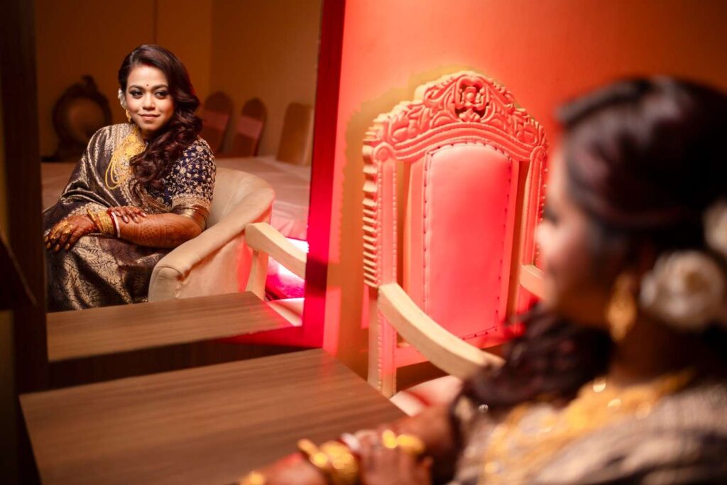 bengali reception look